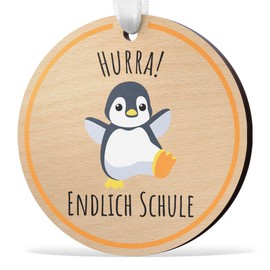 Personalisierte Holzanhänger für Schultüte - Schultütenanhänger für Schulkinder - Namensanhänger Einschulung 2024 - große Motiv Auswahl - Einschulungsgeschenk Mädchen & Jungs