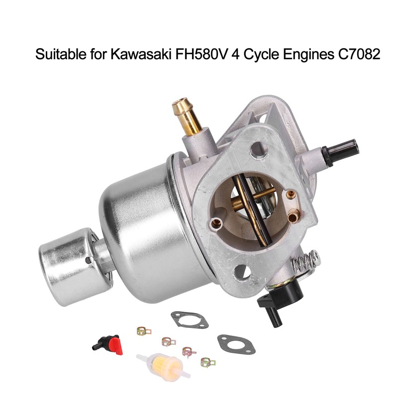 Lawn Mower Carburetor Set Carburetor Carb 15003‑7081 for Kawasaki FH580V