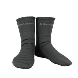 Sharkskin Titanium 2 Chillproof Socks, Diving Socks for Men and Women with Titanium Far Infrared Nano-Technology, Lightweight and Breathable, Large
