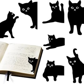 WADY Marcadores magnéticos,marcadores página Libro Gato - Marcapáginas magnéticos para amantes de los libros, marcadores, para Estudiantes, Profesores, Escuela, hogar Suministros Oficina, Amante (7)
