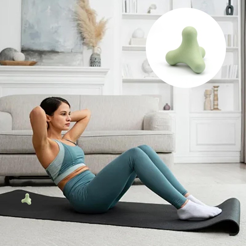 HJIAMA Massage Ball Four Corners Massage Ball Arch Support Three