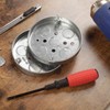 8 Pack Shallow Electrical Box, 1/2-Inch Deep, 1/2-Inch Bottom Knockouts