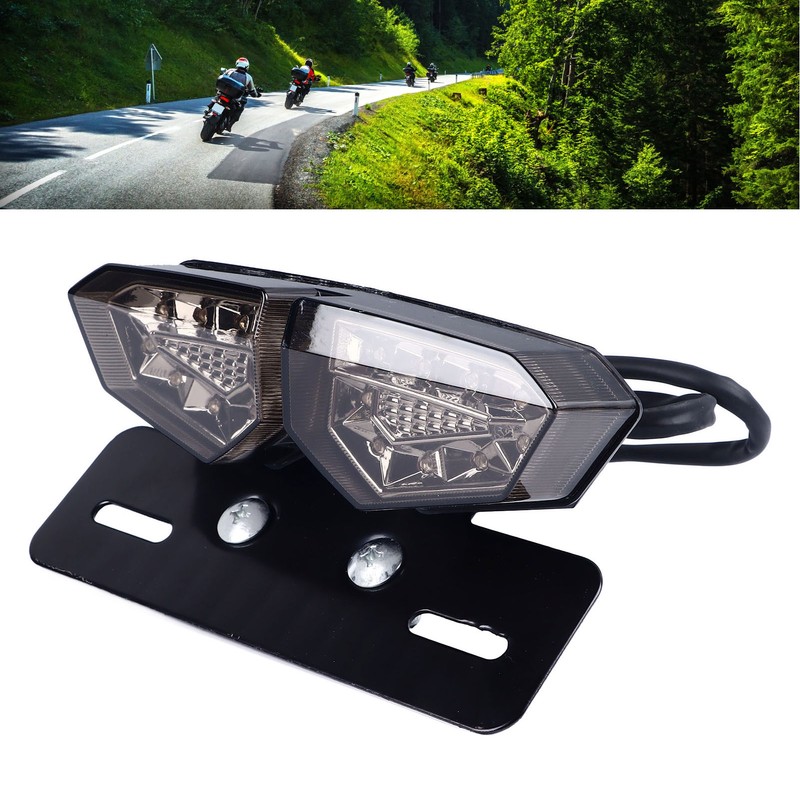 Motorcycle Tail Light Brake Lamp Versatile Retro Style High Brightness