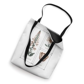 Foxglove Daisy Tulip Botanical Line Art Tote Bag