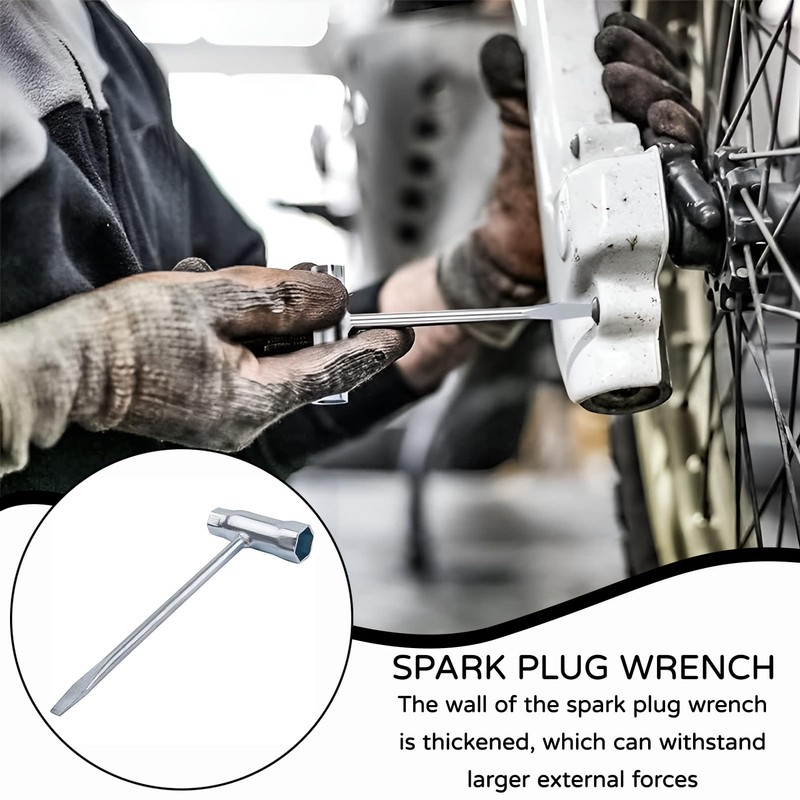 ZFRITP Spark Plug Wrench, Chainsaw Wrench, 13 mm x 19