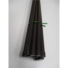 TRUSCO GVT200-100 Gardening Vinyl Ties, Width 0.2 x Length 7.9 inches (4 mm) x Length 7.9 inches (200 mm), Green (100 Pieces)