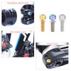 Hosioe 4PCS Caliper Adapter for M6x18/20mm Titanium Ti Bolt MTB