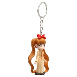 Vocaloid HATSUNE MIKU BROWN HAIR Vocaloid 3 in. Keychain Action Figure (Anime Figurine)