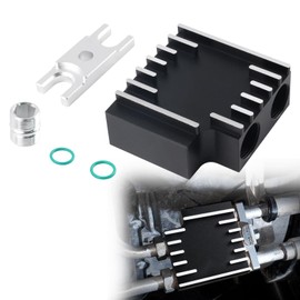 RiAiCiING Thermal Bypass Valve Upgrade with Billet Filter Coupler Fit for 2019-2024 Ram 6.7L Cummins Diesel with 68RFE or Aisin AS69RC Transmission