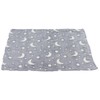 1.5x2m Luminous Blanket Double Side Flannel Star Moon Design Soft