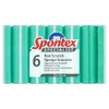 Spontex Specialist Scratch Resistant Scouring Pads (Pack of 6)