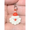 Santa Claus Christmas Charm Zipper Pull & Keychain Add On