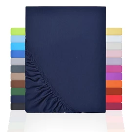 Nature mark jersey fitted sheets, 100% cotton in many sizes and colours, brand quality, standard Oeko-Tex 100., 180x200 - 200x200 cm
