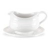 Portmeirion Sophie Conran White Gravy Boat and Stand