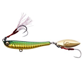Megabass Makippa Metal Jig, 0.7 oz (20 g), Green Gold