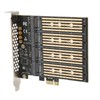 SATA NGFF to PCIe Adapter 4 Disk Position 10Gbps AHCI