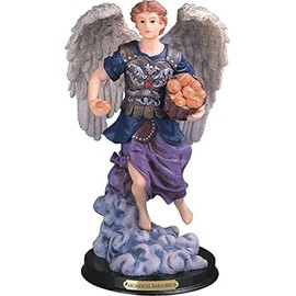 ICE ARMOR 12" H Archangel Barachiel Statue Chief of The Guardian Angels Holy Figurine Religious Decoration