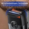 Elektrorasierer Herren, Kensen Mini Foil Shaver Mit 4 Flexiblem Scherkopf