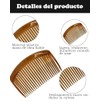 12 Peinetas Para Cabello Mujer, Set de Peinetas en Negro,