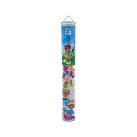 Plus-Plus 300.4241 Fee Animals 9604241 Creative Building Blocks Tube, Fairy, Ingenious Construction Toy, 100 Pieces, Multicoloured