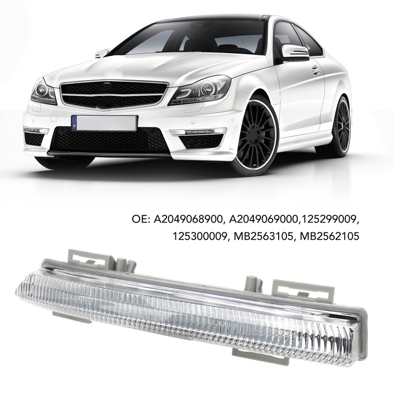 LED Fog Daytime Running Light A2049068900 Replacement for Benz C‑Class