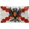 SERMILITAR Spanish Flag Bicefala Eagle Burgundy Leaf 5ft x 3ft