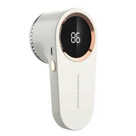 Electric Lint Remover, Rechargeable Lint Remover, Household Fabric Shaver, Digital Display Lint Remover for Home Use, Household Supplies for Clothes, Furniture, Carpet - Color: Grey, Specification: one size fits all