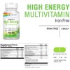 Solaray Once Daily High Energy Multivitamin, w/No Iron | Complete