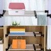 BAOYOUNI Expandable Shelf Closet Tension Rod Adjustable Shelving Unit Storage