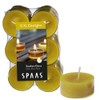 Spaas 12 Maxi Scented Tealights in Transparent Clear Cup, ±