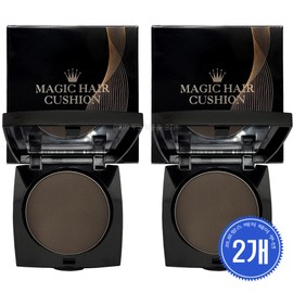 Prolance 1+1 프로랑스 매직 헤어 쿠션/새치커버용 [갈색+흑갈색] 1+1 Prolong Magic Hair Cushion / Gray Hair Cover [Brown + Dark Brown]