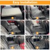 BEERTE Dog Car Seat Cover for Back Seat Hard Bottom