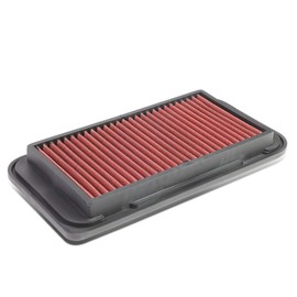 Auto Dynasty Compatible with Corolla/Matrix Reusable & Washable Replacement High Flow Drop-in Air Filter (Red)