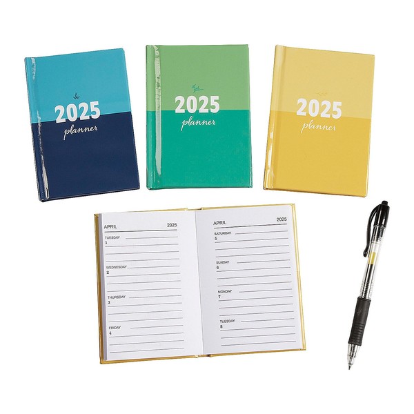 Fun Express 2025 Brightly Colored Weekly Planning Calendar - 12