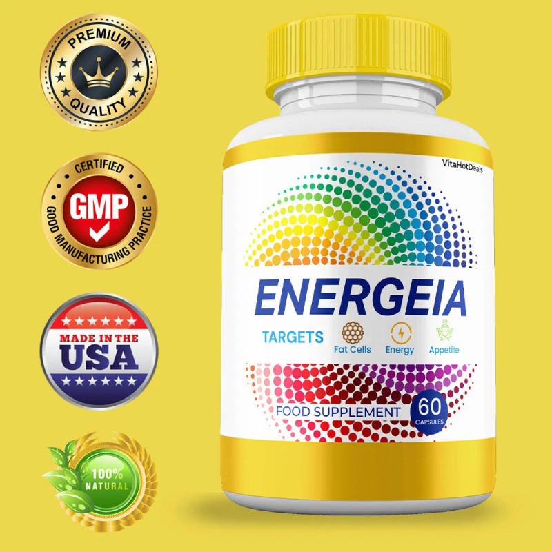 Energeia Capsules, Maximum Strength Formula, Energia Pills Supplement (1 Pack)