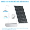 VUEBEE 13W Solar Panel for Outdoor Security Cameras, USB-C, Micro