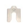 Slotted Shim, 2x2 Inx0.020In, PK20