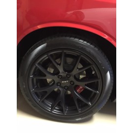 VERNAMLUXAUTO Lug Nut Covers for Dodge Challenger and Hellcat  - Glossy Black