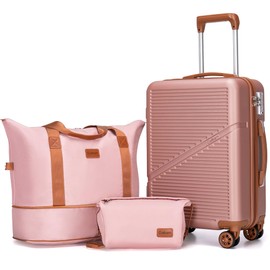 Cosbarn Carry On Luggage 22x14x9 Airline Approved, 20 Inch Carry on Suitcases with Wheels, ABS Lightweight Carry-on Luggage, Travel Suitcase Set with Wheels and TSA Lock