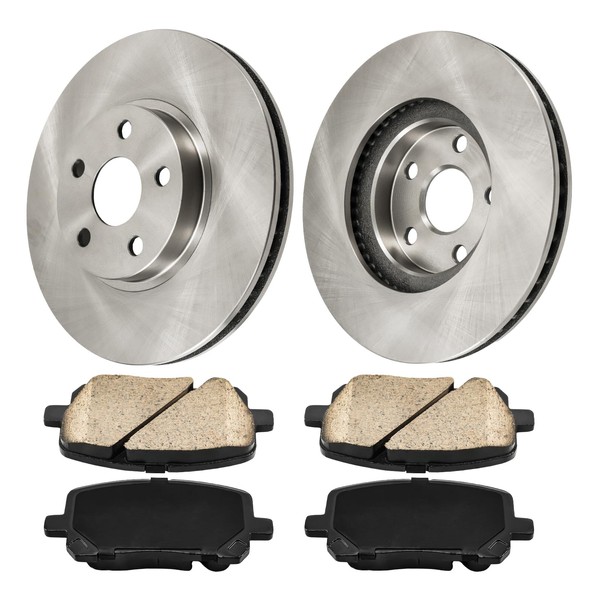 PHILTOP Front Brake Pads and Rotors kit Fit for Toyota