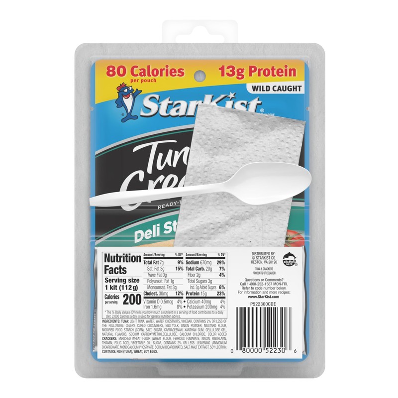 StarKist Lunch-To-Go Tuna Creations, Deli Style Tuna Salad Kit -