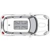 CravenSpeed Union Jack Sunroof Vinyl Decal for MINI Cooper F56