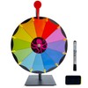 Leeuoe 12 Inch Editable&Erasable Prize Wheel 12 Slots Heavy Duty