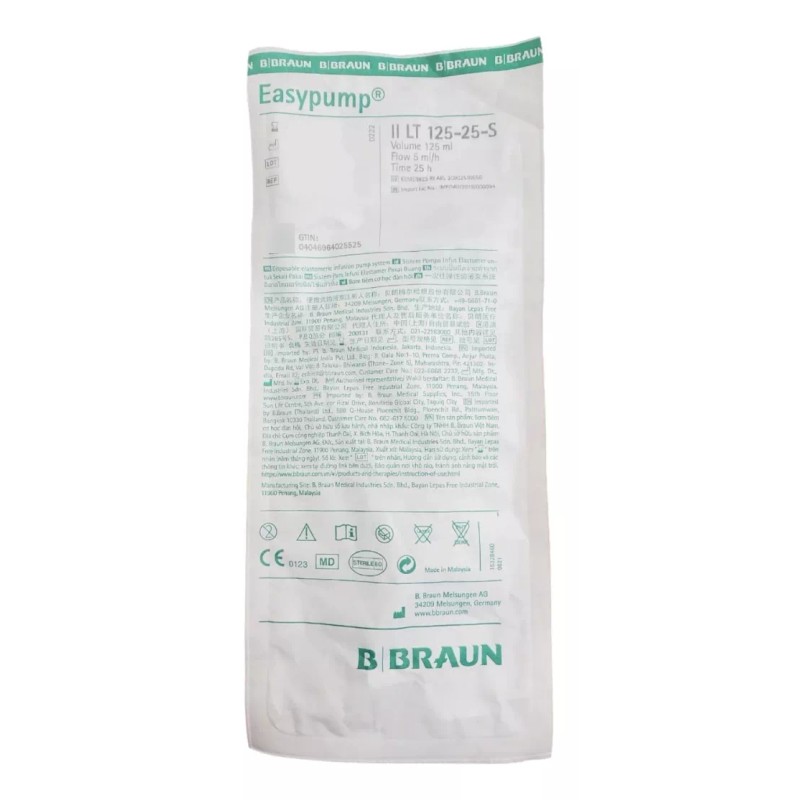 BBRAUB Easypump Ii Lt 125-25-s Bomba Infusión Elastomérica B Braun