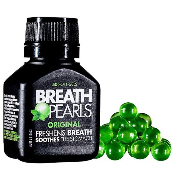 Breath Pearls Original Freshens Breath (50 softgels) (2 Pack)
