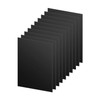 DARENYI 10pcs Acrylic Sheet 1mm Flexible Plastic Sheet Black Plastic