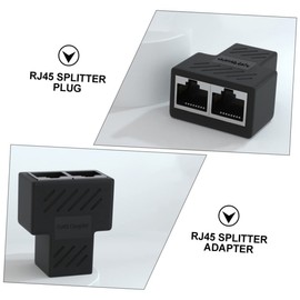 LABRIMP 1set Ethernet Splitter Connectors to Port Network Coupler Easy to Use Network Adapter for Connecting Cables Practical Ethernet Accessories for 5pcs