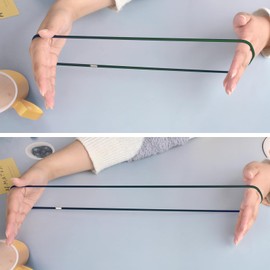 3 Pack Trash Can Bands Garbage Bag Elastic Bands Durable Rubber Band Fit 13-30 Gallon Garbage Cans Elastic Rubber Bands for Garbage Bag, Waste Bins, Litter Box (Multicolor,Small)