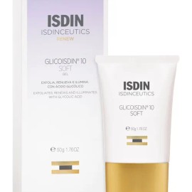 Glicoisdin 10 Gel Facial Antiedad 50 ml Exfoliacin Suave Piel Grasa Da y Noche
