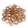 sourcingmap 60 Pcs 30mm OD Metal Exhaust Pipe Muffler Gaskets